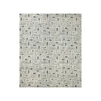 Grand tapis moderne en soie de bambou noué à la main, antidérapant, à poils moyens extra épais, toutes saisons, abstrait, de style transitionnel, inégalé