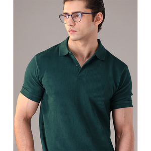 Nueva Camiseta de manga corta de verano para hombre, camiseta POLO bordada con solapa suelta de moda de negocios informal, camisa transpirable para hombre - Product Image 2