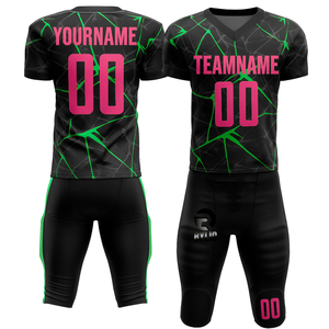 Conjunto de uniforme de fútbol americano personalizado para hombre, camisetas y pantalones transpirables de sarga para equipo, ropa deportiva - Product Image 6
