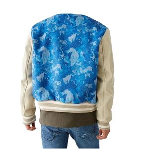 Vestes Streetwear d'hiver décontractées pour hommes Logo brodé équipe sportive Baseball Patch toile Letterman uniformes chauffants coupe-vent - Product Image 4