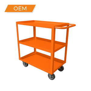 Mesa de carrito de herramientas rodantes de tres capas directa de fábrica de Vietnam, acero resistente de alta calidad, nueva condición con soporte personalizado - Product Image 1