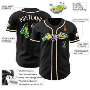 Maillot de baseball pour homme de qualité supérieure, 100% polyester, séchage rapide, respirant, design personnalisable, service OEM - Product Image 2