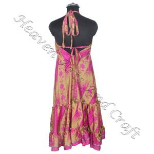 SD007 indien pakistanais coton Saree/Shari/Shari Hippy Boho Style moderne nouvelle robe en soie Vintage avec Style indien moderne - Product Image 2