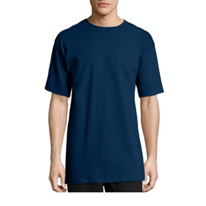 T-shirt classique pour hommes, d'excellente qualité, en gros, à manches courtes, tissu éponge formel, col rond, teint uni - Product Image 5