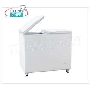 Congelador Horizontal Eléctrico de 373 Litros, Mini Congelador con Puerta Ciega Simple y Sistema Flip-Flop para Hogares, Hoteles y Autocaravanas - Product Image 1