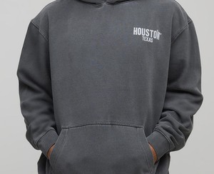 Sweat-shirt à capuche unisexe en coton 100% lourd, personnalisé avec logo, fabrication OEM, lavage à l'acide, broderie, hiver - Product Image 4