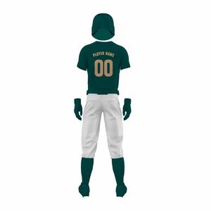 Uniforme de béisbol liso con logotipo personalizado, tamaño personalizado de alta calidad y uniformes de béisbol para hombres - Product Image 6
