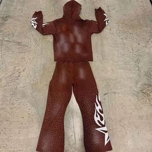 Chándal de hombre más vendido personalizado al por mayor 100% algodón nuevo diseño Sun faded serigrafía chándales con capucha - Product Image 5