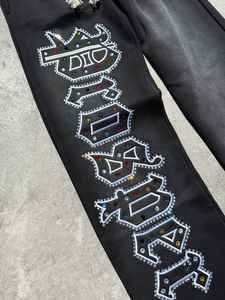 Conjunto de 2 piezas de Sudadera con capucha de lana pesada de alta calidad para hombre, sudadera con cremallera desgastada, ropa de calle, pantalones de chándal con lavado ácido, conjunto de Sudadera con capucha - Product Image 5