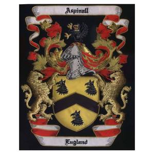 Kivotech-Armoiries brodées à la main, emblème britannique de la famille, uniformes de garde étoilés 3D, tissu rectangulaire artisanal - Product Image 1