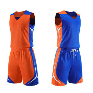 Fait sur mesure uniforme de basket-ball pour hommes de haute qualité en polyester respirant grande taille avec logo personnalisé - Product Image 4