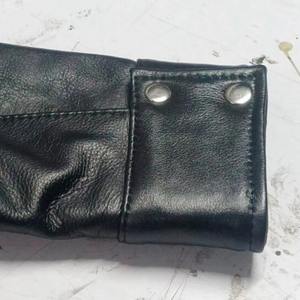 Veste en cuir PU pour homme la plus populaire pour l'hiver, avec logo sur le devant en toile, haute qualité, imperméable, respirante, séchage rapide, couleur unie - Product Image 6