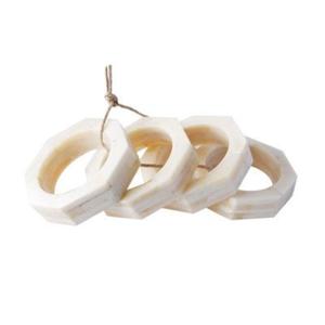 Unique Handcrafted <b>Resin</b> Napkin <b>Rings</b> with Rustic Details & Perfect for Farmhouse or Boho-style Dining Setups - Product Image 2