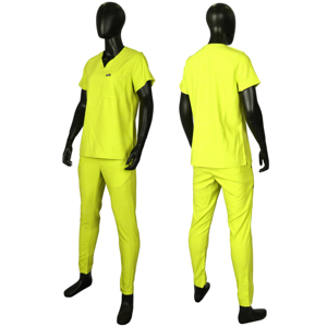 Tenues d'uniformes médicaux respirants Blaze Fight Wear pour infirmières et personnel médical, manches courtes, couleurs personnalisées, tissu sergé unisexe - Product Image 5