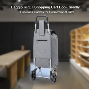 Carrello della spesa Daggio in RPET: gadget aziendale ecologico per regali promozionali - Product Image 3