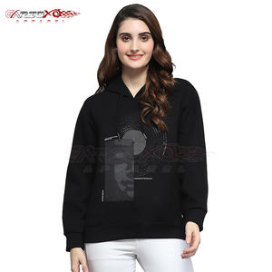Sweat à capuche imprimé respirant pour femmes avec design graphique et confortable coupe active mode sweat à capuche imprimé pour femmes - Product Image 1