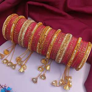 Conjunto de brazalete indio Boho antiguo oxidado joyería India Rhinestone cristal Metal pulsera brazalete conjunto (juego de 58) - Product Image 2