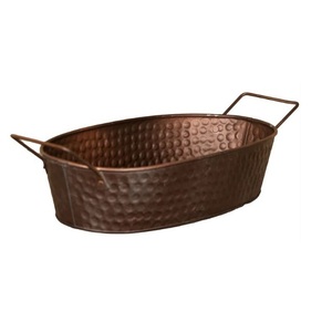 Luxury Modern New Metal Serving Tray Customized Color with Fancy Platter Tabletop Decorative Handicraft Tray Platter - Product Image 5