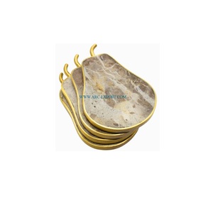 Handicraft <b>Epoxy</b> Resin Coasters Best Quality Customized Size Coasters Handmade Agate Drink Coffee and Tea Coasters for Tabletop - Product Image 1