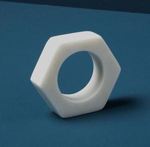 Servilletero de mármol blanco de diseño, hecho a mano, de piedra sólida, accesorio para mesa de comedor, moderno y lujoso, para hoteles y restaurantes. - Product Image 3