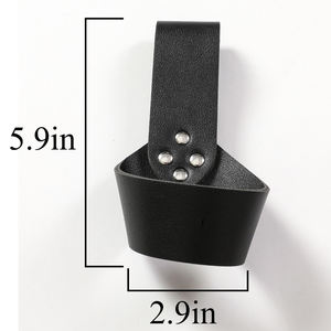 Portador de espadas de cuero PU para artistas de teatro, diseñadores de Cosplay, creadores de disfraces, espadas largas/cortas compatibles OEM/ODM - Product Image 4