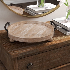 Juego de bandejas de madera de la mejor calidad en un rico color Acacia con una elegante forma cuadrada y un diseño atemporal perfecto para el entretenimiento - Product Image 6