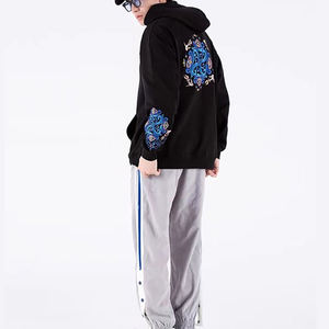 Sudadera con Capucha para Hombre, de Manga Larga, para Invierno, de Algodón Grueso, con Bordado y Estampado Personalizados, Ecológica, Resistente al Viento - Venta al Por Mayor - Product Image 4