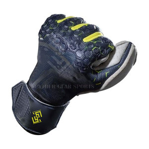 Gants de gardien de but de football professionnels de haute qualité, nouveau design, avec latex antidérapant, fermeture à boucle et crochet, protection des doigts pour hommes - Product Image 5