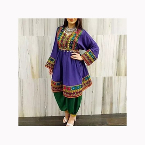 2024 colección estilo afgano trabajo de corte pesado bordado diseñador Salwar Kameez hermoso vestido de estilo indio y Bangladesh - Product Image 3