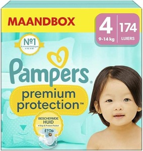 Couches Pampers Premium Protection Taille 5 pour bébé Boîte de 152 pièces par mois pour bébés de 11kg à 16kg - Product Image 1