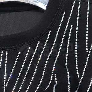 เสื้อกันหนาวมีพลอยเทียมสำหรับผู้หญิงเสื้อสเวตเชิ้ตลำลองระบายอากาศพิมพ์ลายกลางแจ้งผลิตจาก2025 - Product Image 2