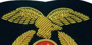 Badges maçonniques Badges sur mesure de haute qualité les plus vendus Badges sur mesure Top Design Brodé Bullion et Wire Blazer Badge - Product Image 6