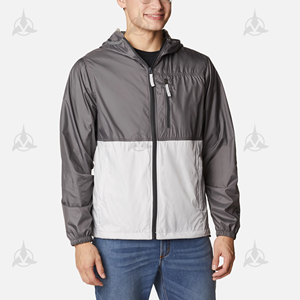 OEM Customized Outdoor Waterproof Windbreaker <b>Jacket</b> for Men with Stand Collar and Front Logo Custom Printed Lightweight - Product Image 5