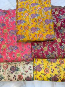 Tissu en soie luxueux de cocons Design jacquard en fibre naturelle texturée lisse - Product Image 3