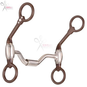 Bocado de Acero Inoxidable para Caballos, Estilo Antiguo, Color Marrón, con Boca de 5 Pulgadas, Duradero, para Entrenamiento de Equitación, Marca HASHIR INTERNATIONAL - Product Image 3