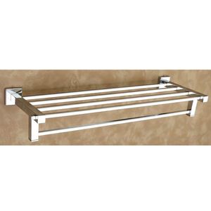 MISHWA-Toallero de acero inoxidable de 24 pulgadas montado en la pared, organizador de baño cromado, ideal para hogares, hoteles y espacios comerciales - Product Image 6