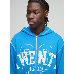 Sudaderas con capucha de moda para hombres y mujeres, Jersey informal de lana con estampado de logotipo personalizado a la moda, sudaderas con capucha unisex de talla grande - Product Image 3