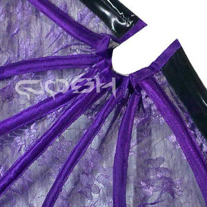 Corset personnalisé en dentelle violette - Product Image 4