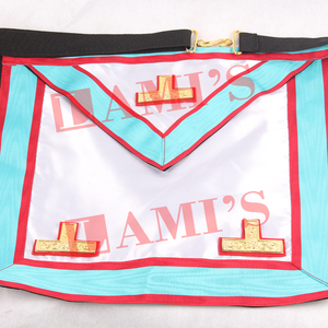 Franc-maçon Mark Worshipful Masters Tablier Prix de gros Maçonnique Regalia Tablier pour uniforme - Product Image 1