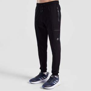 Pantalones Deportivos Pulse para Gimnasio, 100% Algodón, Negros, Talla XL, Ligeros, Corte Recto, Decoración con Bordado, Cordón de Color - Product Image 3