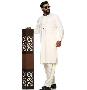 Shalwar Kameez Informal de Color Sólido Liso a Precio Económico, Shalwar Kameez Personalizado Nuevo para Hombre al por Mayor, MOQ BAJO - Product Image 6