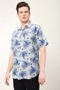 Camisa de Manga Corta para Hombre, Cuello con Botones, Color Blanco Sólido, Algodón y Fibra de Bambú, Antiencogimiento, Ropa Casual de Verano, Servicio OEM - Product Image 2