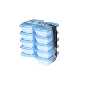 Contenedor Rectangular de plástico para microondas, sin BPA, Grado Alimenticio, paquete retráctil apilado, 150 ml, 6 uds. - Product Image 1
