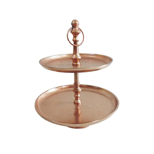 Vaisselle d'hôtel Décoration Gâteau de service Support en métal pour les fêtes de mariage et d'anniversaire Support à gâteau au design unique - Product Image 6
