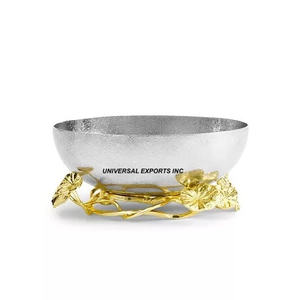 Bol à chocolat martelé noir en métal Design personnalisé Bol à bonbons Vente en gros d'un nouveau bol à chocolat - Product Image 2