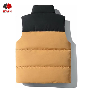 Gilet matelassé à capuche sur mesure en gros pour hommes, hiver, imperméable, coupe-vent, respirant, devant de haute qualité, spandex/polyester - Product Image 5
