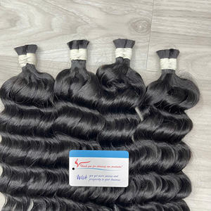 Superventas Lujo 100% Raw 30 pulgadas Extensiones de cabello ondulado natural sin procesar Extensiones de cabello humano a granel de alta calidad Vietnam - Product Image 6