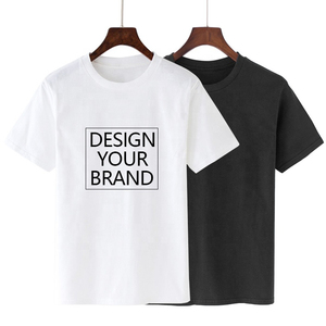 Camiseta de manga corta con logotipo personalizado para hombre, 65% de algodón, 35% de poliéster, cuello redondo, ropa de trabajo transpirable, camiseta informal, mercado de EE. UU. - Product Image 4