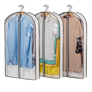 Custom Printed logo Dress Suit <b>Foldable</b> Garment Packaging <b>Bag</b> for Dress Cover - Product Image 4