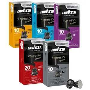 Lavazza capsule Nespresso Pods, Fortissio Lungo, 10 Coffee Capsules, 60g